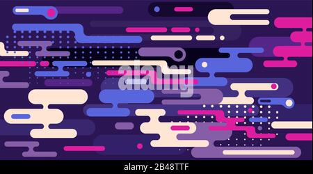 Abstract background with colorful rounded shapes Stock Vector