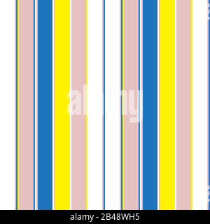 Classic Fashion Vertical Stripe Pattern - This is a classic vertical striped pattern suitable for shirt printing, textiles, jersey, jacquard patterns Stock Vector