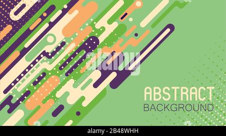 Abstract background with colorful rounded shapes Stock Vector