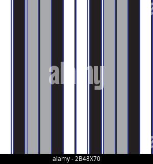 Classic Fashion Vertical Stripe Pattern - This is a classic vertical striped pattern suitable for shirt printing, textiles, jersey, jacquard patterns Stock Vector