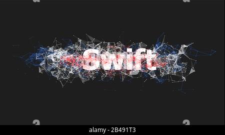 Swift technology for website design Stock Vector