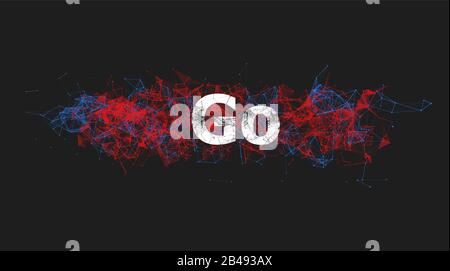 Go technology for website design Stock Vector