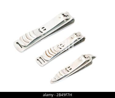 Finger nail scissors and toe nail clippers Stock Photo - Alamy