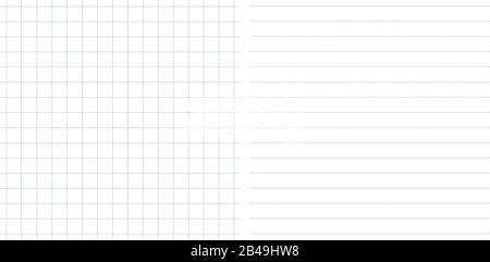 Set of technical backgrounds vector illustration. Planning grid line paper for quick message memo. Dotted template blanks, reminder pieces sheet paper Stock Vector