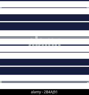 Colourful Classic Fashion Stripe Pattern - This is a classic horizontal striped pattern suitable for shirt printing, textiles, jersey, jacquard Stock Vector