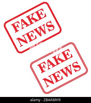 Fake news stamp - vector Stock Vector