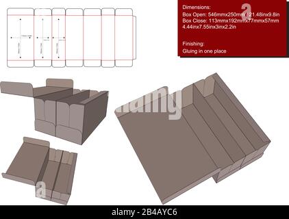 Dividers for many products die cut vector Stock Vector