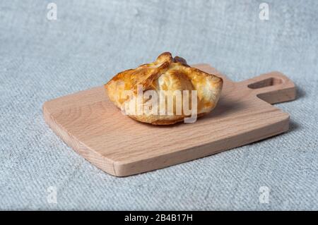 Freshly Baked Profiterole isolated on white background Stock Photo