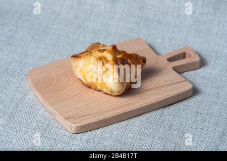 Freshly Baked Profiterole isolated on white background Stock Photo