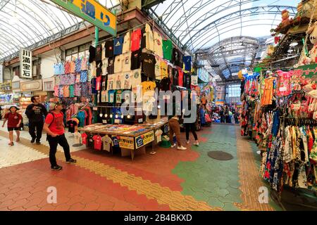 Japan, Okinawa Island, Naha, Makishi Kosetsu Ichiba market Stock Photo ...