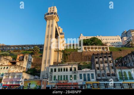 Brazil, state of Bahia, Salvador de Bahia, view of the Lacerda elevator Stock Photo