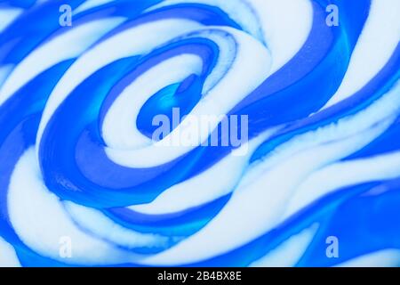 Gamepad on blue background, weekend concept, gaming hobby. Copy space. Stock Photo