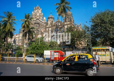 GM building Western Railway Headquarters, Victoria Terminus, Mumbai, India. Churchgate Terminus (now the Western Railway Headquarters), Bombay (Mumbai Stock Photo