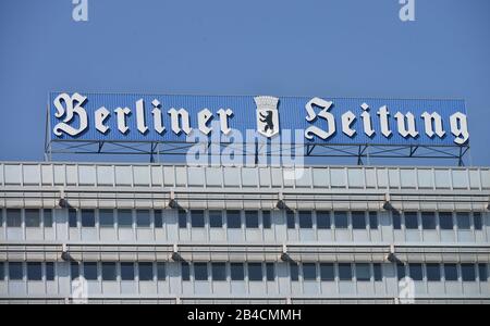 Berliner Verlag, Berliner Zeitung, Karl-Liebknecht-Strasse, Alexanderplatz, Mitte, Berlin, Deutschland Stock Photo