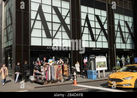 A|X Armani Exchange, 5th Avenue, New York, NY, USA Stock Photo - Alamy