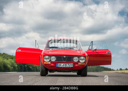 Michelstadt, Hesse, Germany, Alfa GTV, built in 1972, 2 liter capacity, 220 hp Stock Photo