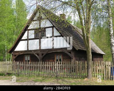 Freilichtmuseum, Ochla , Zielona Gora, Polen Stock Photo