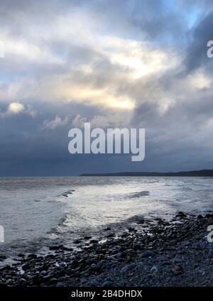 Meer, Als, Alsen, Insel, Landschaft, Dänemark Stock Photo