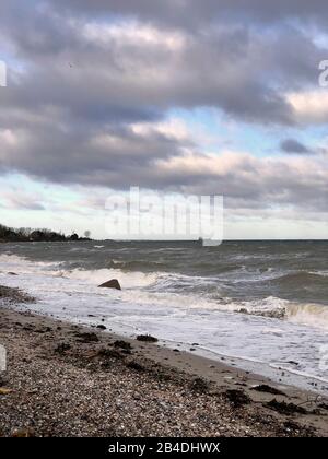 Meer, Als, Alsen, Insel, Landschaft, Dänemark Stock Photo