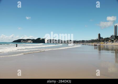 Ponta Negra dunes beach in Natal city, Brazil Stock Photo