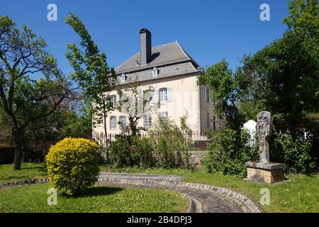 Old house facade, Bertrange, Batringen, Luxembourg, Europe Stock Photo