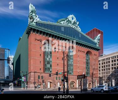 Harold Washington Library Stock Photo