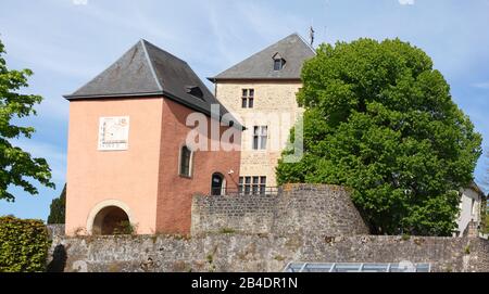 Castle, Mersch, Luxembourg, Europe Stock Photo