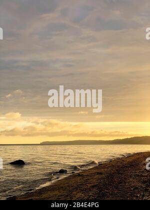 Strand; Als; Alsen; Insel; Landschaft; Dänemark Stock Photo