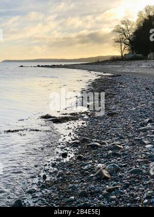 Meer; Strand; Als; Alsen; Insel; Landschaft; Dänemark Stock Photo