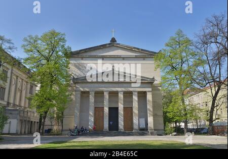 Kirche, St. Elisabeth, Invalidenstrasse, Mitte, Berlin, Deutschland Stock Photo