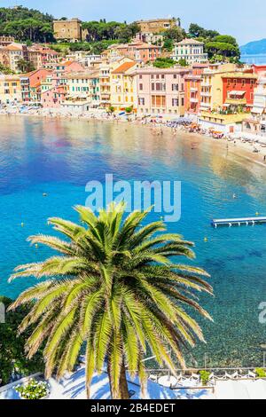 Bay of silence, Sestri Levante, Liguria, Italy, Europe Stock Photo
