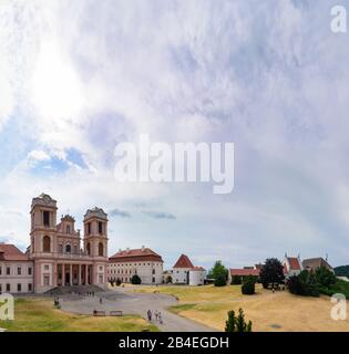 Furth bei Göttweig, Göttweig Abbey, Abbey Church and Cloister in Mostviertel, Niederösterreich, Lower Austria, Austria