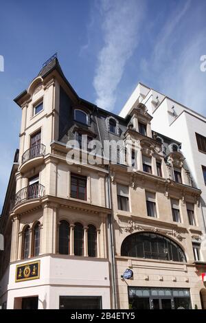 Art Nouveau house, Esch an der Alzette, Luxembourg, Europe Stock Photo
