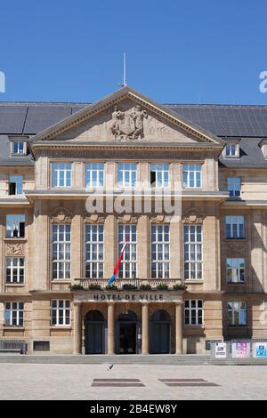 Town Hall at the Town Hall Square, Esch an der Alzette, Luxembourg, Europe Stock Photo