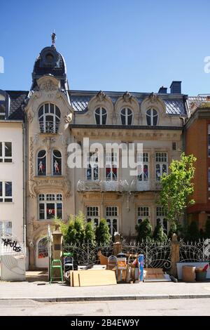 Youth house, Art Nouveau house, Esch an der Alzette, Luxembourg, Europe Stock Photo