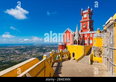 Pena National Palace in Sintra, Portugal Stock Photo