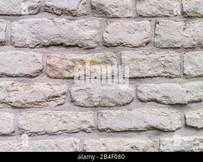 Vintage white brick wall, architecture background, Classical stone work Stock Photo