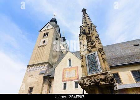 Maria Saal, Maria Saal Cathedral in Kärnten / Carinthia, Austria Stock Photo