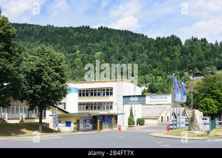 Radenthein, RHI AG factory in Kärnten / Carinthia, Austria Stock Photo