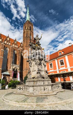 Europe, Poland, Lower Silesia, Wroclaw - Cathedral Island Stock Photo