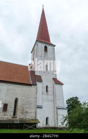 Estland, Saaremaa, Kihelkonna, Mihkli Kirik, Michaelskirche Stock Photo