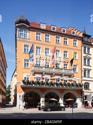 Hotel Torbräu am Isartor, Munich, Upper Bavaria, Bavaria, Germany, Europe Stock Photo