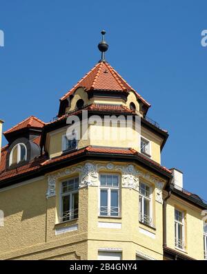 Rosette De Mur En Laiton, Style Art Nouveau, Gründerzeit, Doré, Bianchi