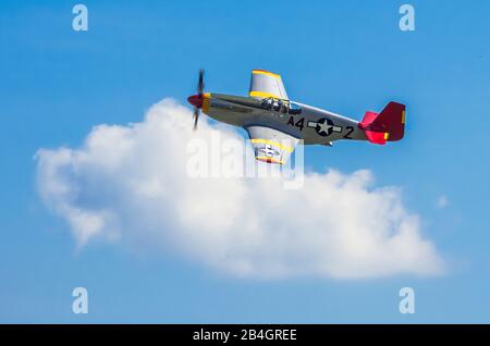 North American P-51 Mustang. Stock Photo