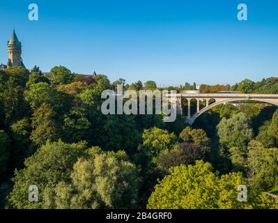 Luxembourg, BCEE, Old Town. Luxembourg City Stock Photo