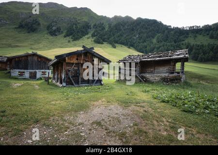 Fane Alm, Almdorf, South Tyrol, Italy, Europe