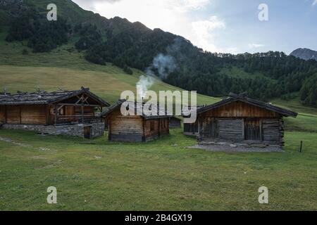 Fane Alm, Almdorf, South Tyrol, Italy, Europe