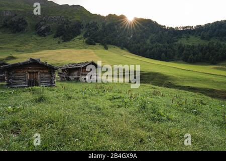 Fane Alm, Almdorf, South Tyrol, Italy, Europe