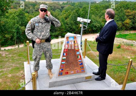 Asia, Republic of Korea, South Korea, Seoul, DMZ, demilitarized zone on the border with North and South Korea, US military. Stock Photo