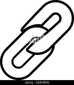 chain, links building in white background vector illustration design Stock Vector